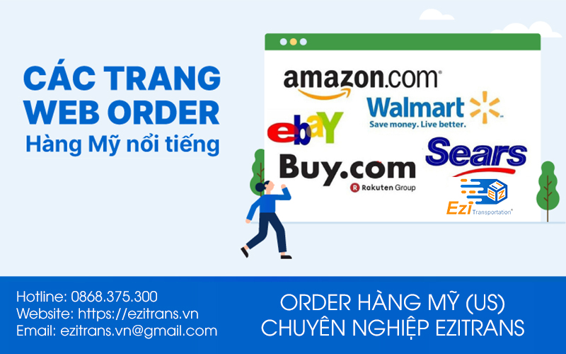 Các website order hàng Mỹ uy tín