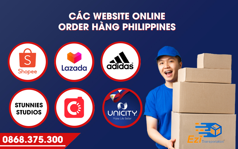 Các trang web order hàng Philippines online uy tín