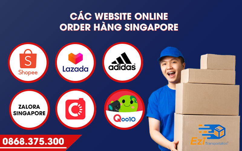 Các trang web order hàng Singapore uy tín