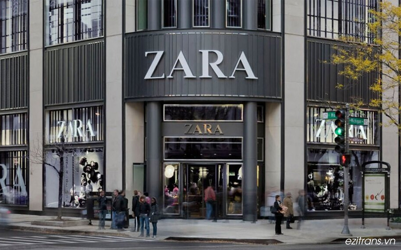 Zara Tây Ban Nha nổi tiếng với phong cách fast fashion