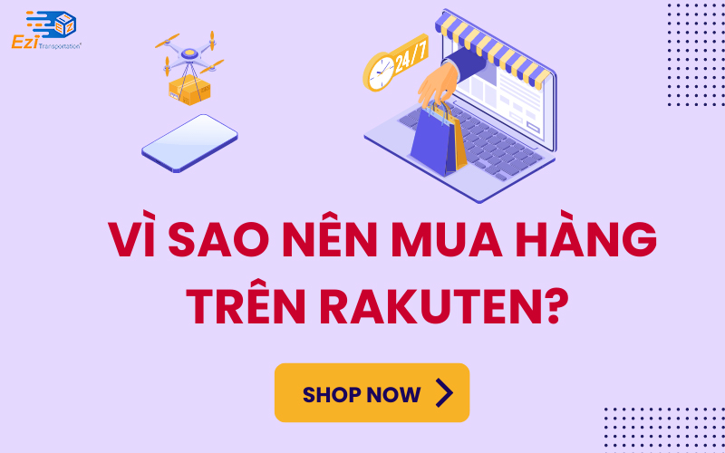 Vì sao nên mua hàng trên Rakuten.co.jp?