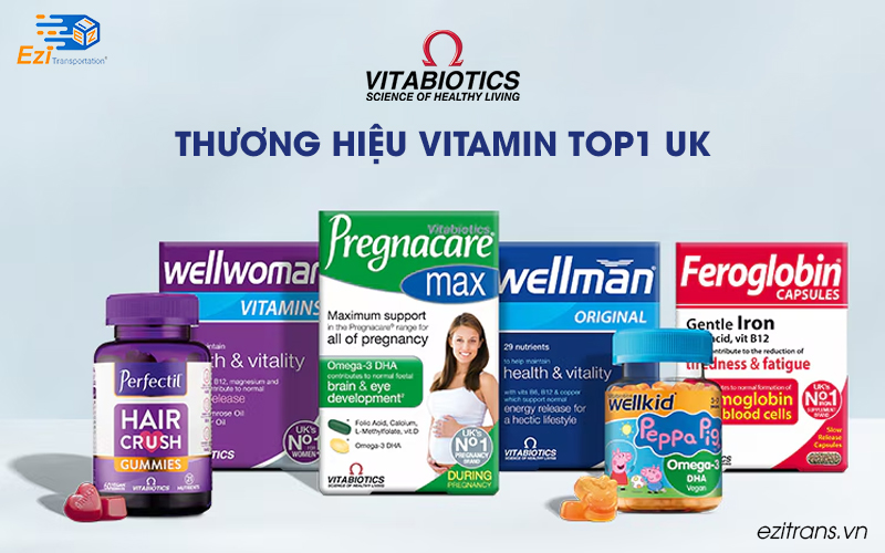 Vitabiotics - Thương hiệu Vitamin Top1 UK