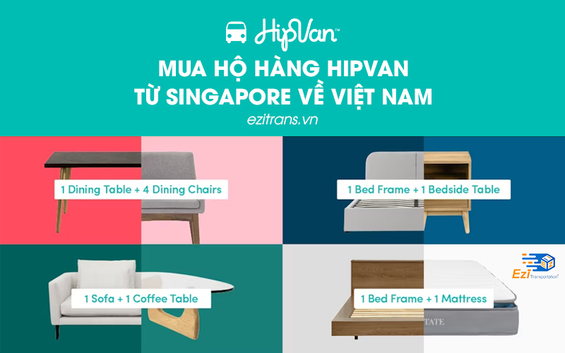 Dịch vụ mua hộ hàng HipVan từ Singapore về Việt Nam nhanh gọn