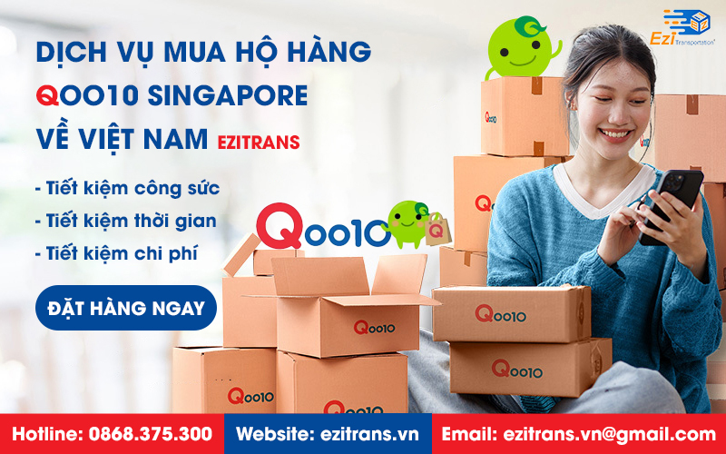 Dịch vụ mua hộ hàng Qoo10 Singapore về Việt Nam tiết kiệm