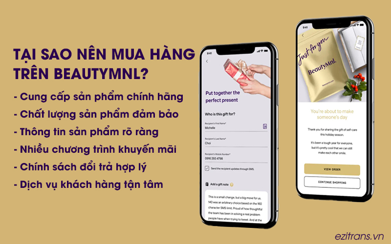 Những lợi ích khi đặt mua hàng BeautyMNL