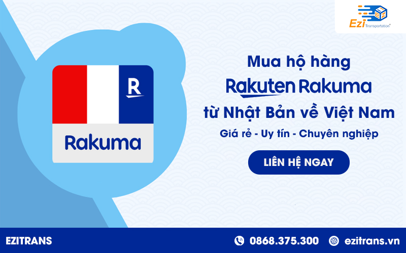 Dịch vụ mua hộ hàng Rakuma từ Nhật Bản về Việt Nam giá rẻ