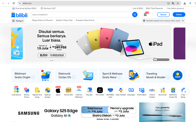 Blibli là một nền tảng thương mại điện tử hàng đầu tại Indonesia