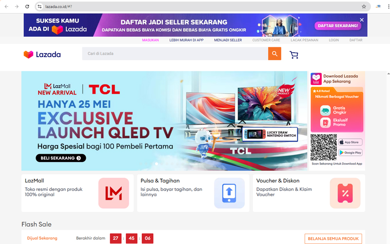 Lazada Indonesia là một trong những nền tảng thương mại điện tử lớn nhất tại Indonesia Lazada Indonesia là một trong những nền tảng thương mại điện tử lớn nhất tại Indonesia