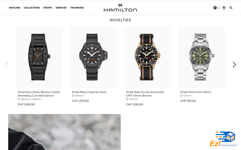 Hamilton là thương hiệu đồng hồ danh tiếng với hơn 120 năm lịch sử của Mỹ Hamilton là thương hiệu đồng hồ danh tiếng với hơn 120 năm lịch sử của Mỹ