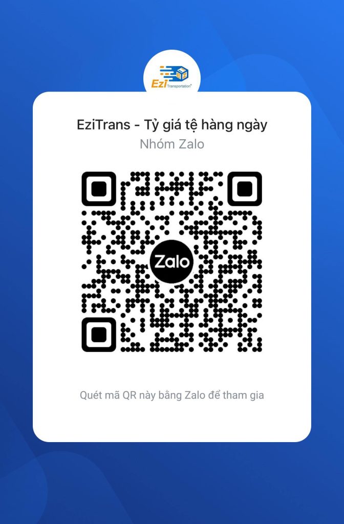 Nhóm Zalo cập nhật tỷ giá tệ hằng ngày của EziTrans Nhóm Zalo cập nhật tỷ giá tệ hằng ngày của EziTrans