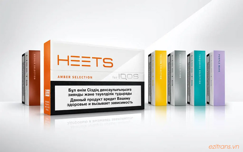 Thuốc lá IQOS Heets Nga có tổng cộng 7 vị Thuốc lá IQOS Heets Nga có tổng cộng 7 vị