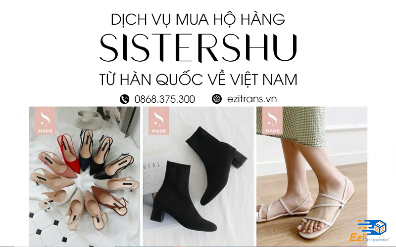Dịch vụ mua hộ hàng Sistershu từ Hàn Quốc về Việt Nam uy tín