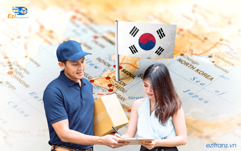 Dịch vụ vận chuyển hàng từ Hàn Quốc về Sài Gòn tại EziTrans