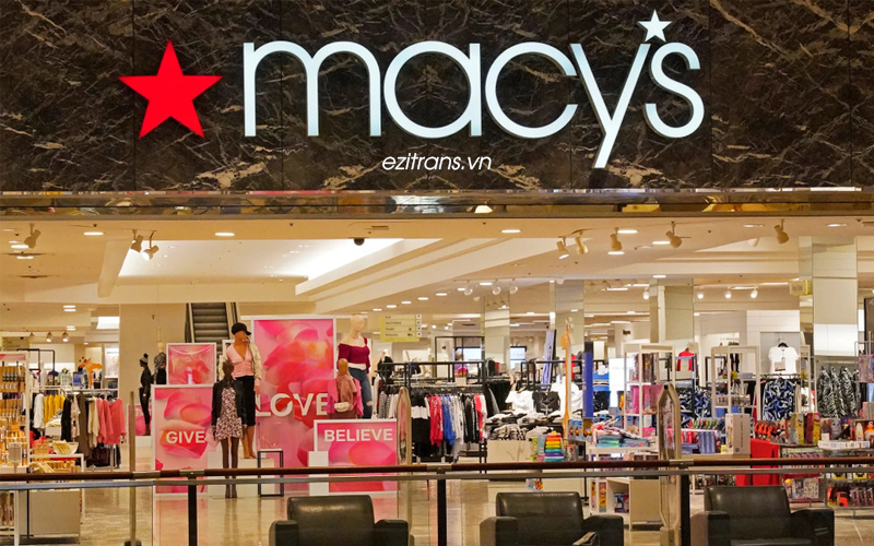 Macy's là một trong những chuỗi cửa hàng bách hóa lớn và nổi tiếng tại Mỹ Macy's là một trong những chuỗi cửa hàng bách hóa lớn và nổi tiếng tại Mỹ