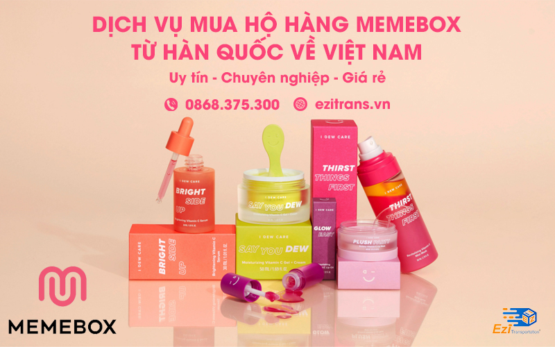 Dịch vụ mua hộ hàng Memebox uy tín, chuyên nghiệp