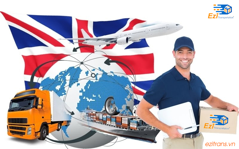 Quy trình vận chuyển hàng từ Anh (UK) về Sài Gòn (Hồ Chí Minh) tại EziTrans