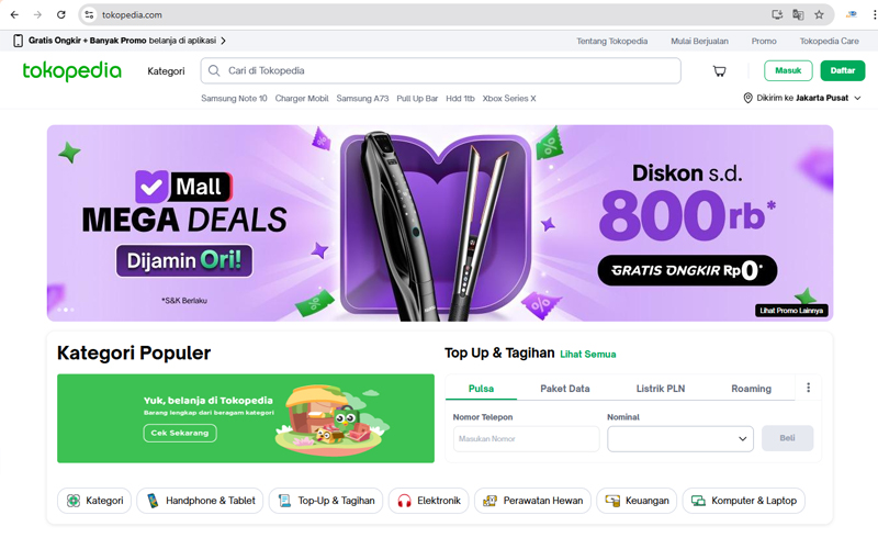 Tokopedia là một nền tảng thương mại điện tử lớn tại Indonesia Tokopedia là một nền tảng thương mại điện tử lớn tại Indonesia