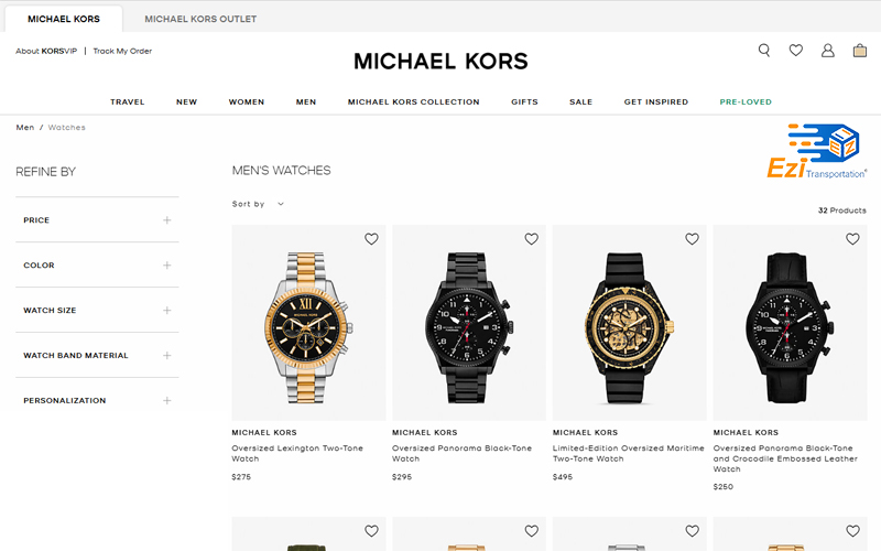 Michael Kors là thương hiệu đồng hồ thời trang nổi tiếng của Mỹ