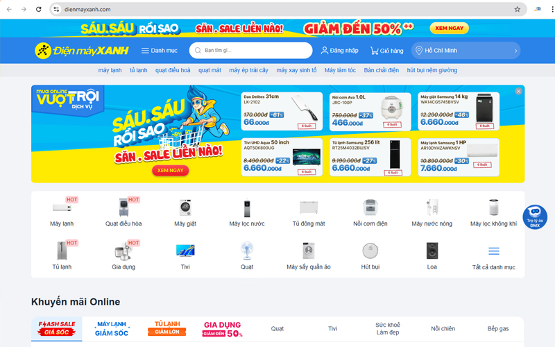 Điện Máy Xanh là một trong những chuỗi cửa hàng bán lẻ đồ điện máy hàng đầu tại Việt Nam