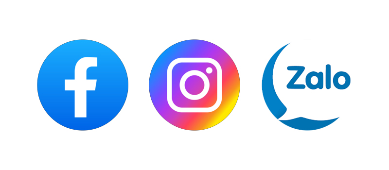 Facebook, Instagram hay Zalo cũng là kênh mua sắm online thông dụng tại Việt Nam