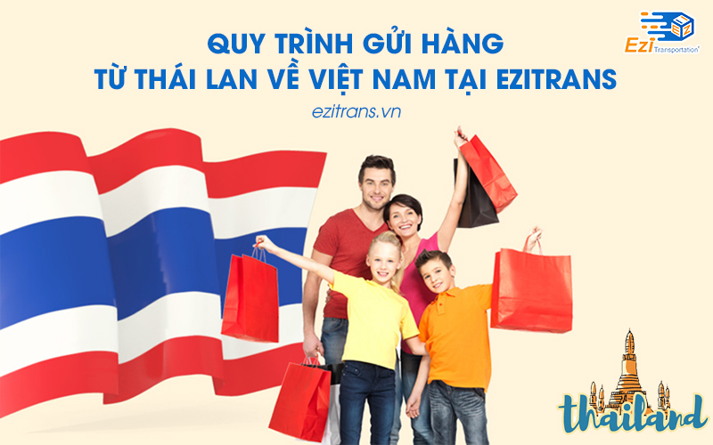 Quy trình gửi hàng từ Thái Lan về Việt Nam EziTrans