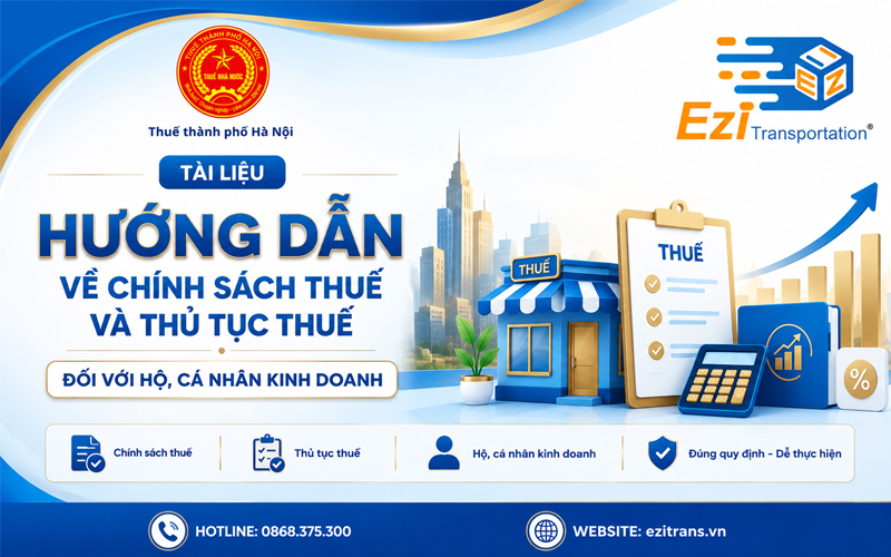 Tài liệu hướng dẫn thuế cho hộ cá nhân kinh doanh