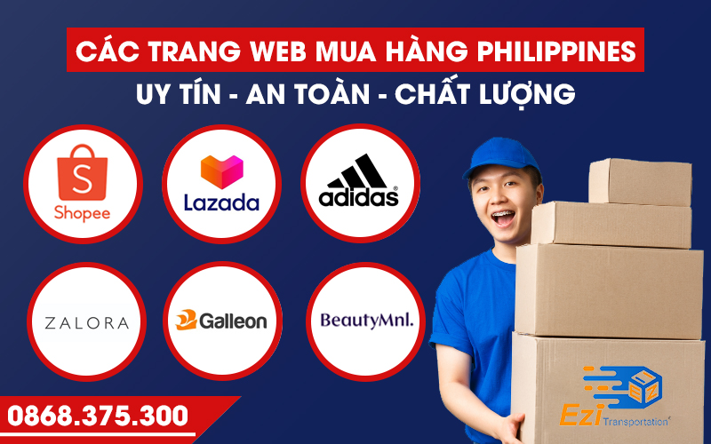 Tổng hợp các trang web mua hàng Philippines online uy tín