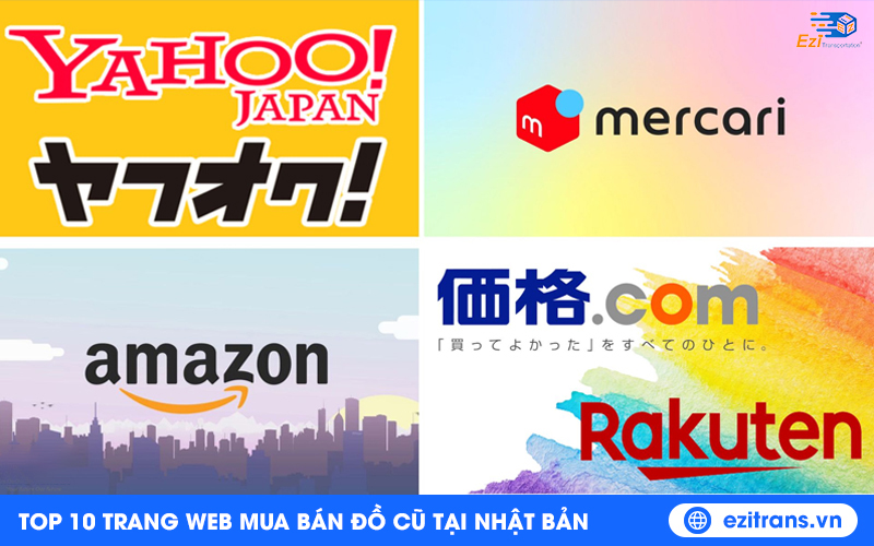 Top 10 trang Web mua bán đồ cũ tại Nhật Bản chất lượng