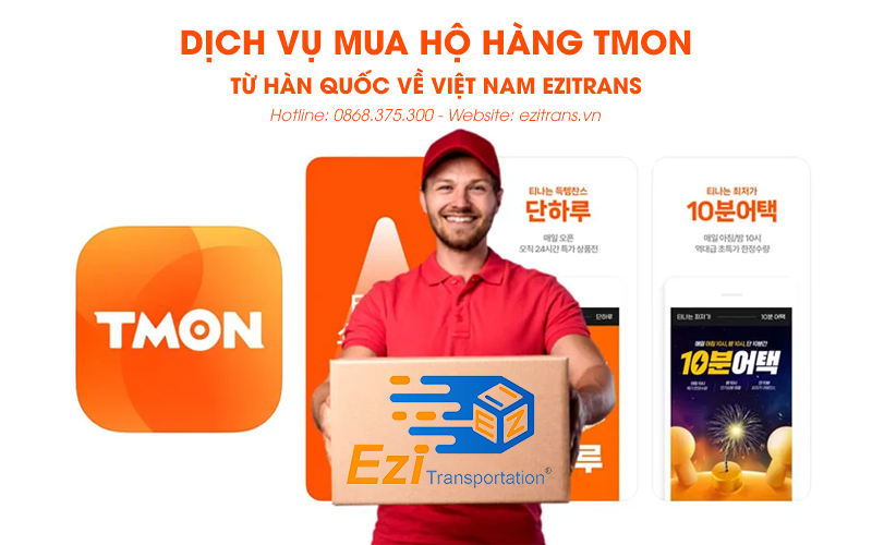 Dịch vụ mua hộ hàng Tmon từ Hàn Quốc về Việt Nam giá rẻ