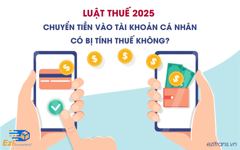 Chuyển tiền vào tài khoản cá nhân có bị tính thuế không?