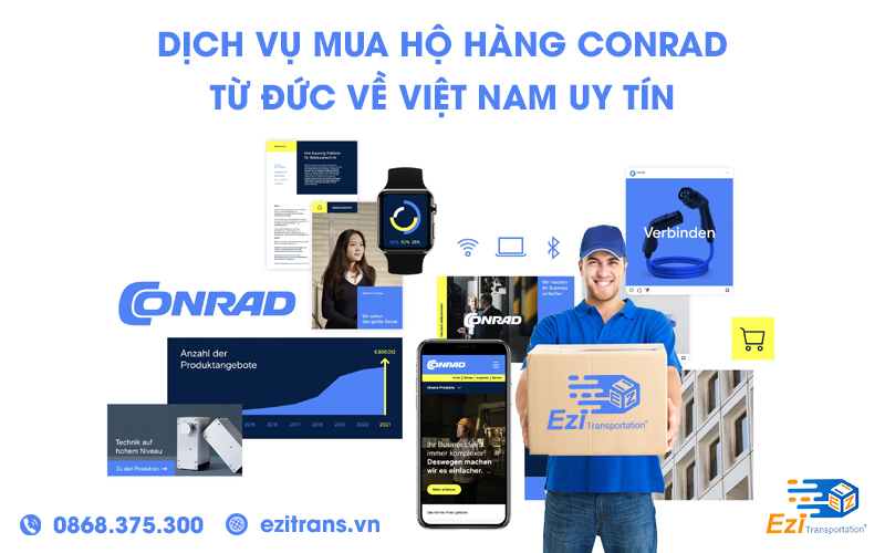 Dịch vụ mua hộ hàng Conrad từ Đức về Việt Nam uy tín